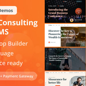 Bione - Business Consulting Laravel CMS With Live Page Builder