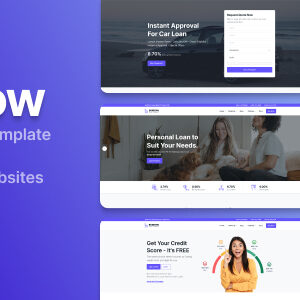 Borrow - Loan Company Responsive Website Templates