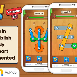 Screw Rush - Puzzle Game Android Studio Project with AdMob Ads + Ready to Publish