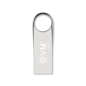 EVM EnVault 64GB USB 2.0 Premium Metal Flash Drive | Superior 25MB/s Read| Sleek Metallic Black Anodized Body | Fast Reliable Storage | Plug & Play All Devices | 10 Years Warranty (EVMPDV/64GB)