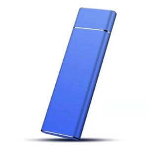 ELBME Hard Drive 2TB Large Capacity Ultra Slim Portable Hard Shockproof Anti-Drop Drive External USB3.1 Hard Drive Storage Compatible for PC, Desktop, Laptop, Harddrive