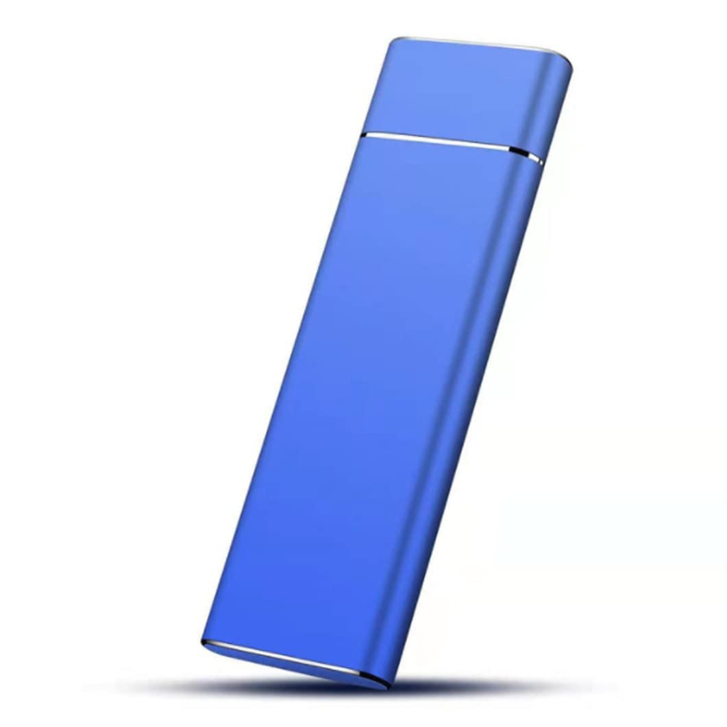 ELBME Hard Drive 2TB Large Capacity Ultra Slim Portable Hard Shockproof Anti-Drop Drive External USB3.1 Hard Drive Storage Compatible for PC, Desktop, Laptop, Harddrive