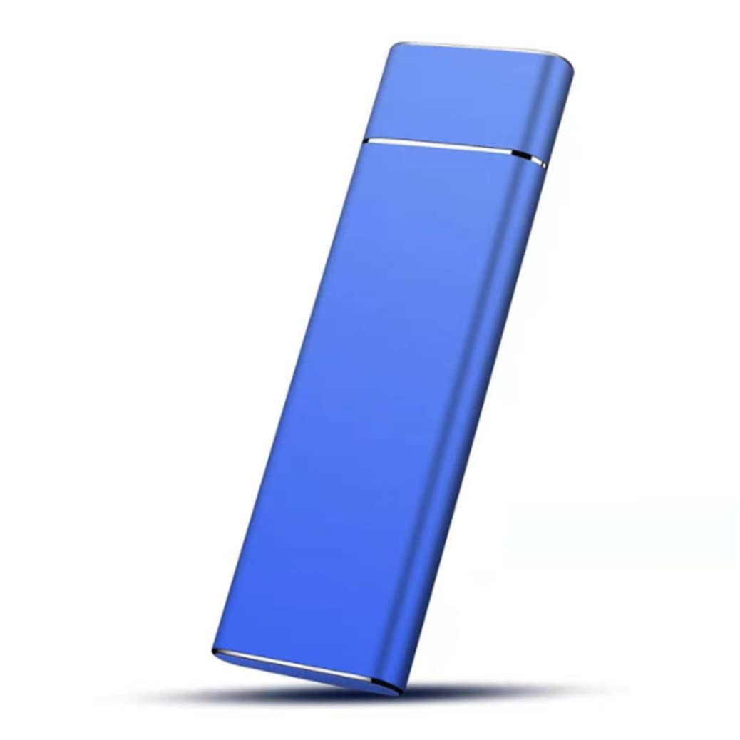 ELBME Hard Drive 2TB Large Capacity Ultra Slim Portable Hard Shockproof Anti-Drop Drive External USB3.1 Hard Drive Storage Compatible for PC, Desktop, Laptop, Harddrive