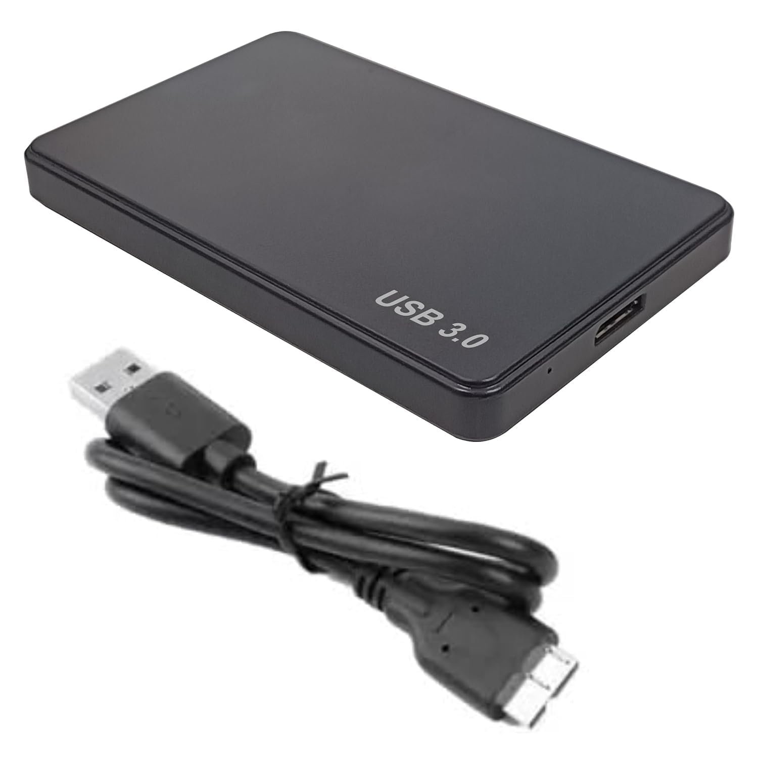 CARE CASE 1tb Portable External Hard Disk - USB 3.0 for PC Laptop Windows and Mac, 1 Year Warranty, External HDD - Black (1 tb)