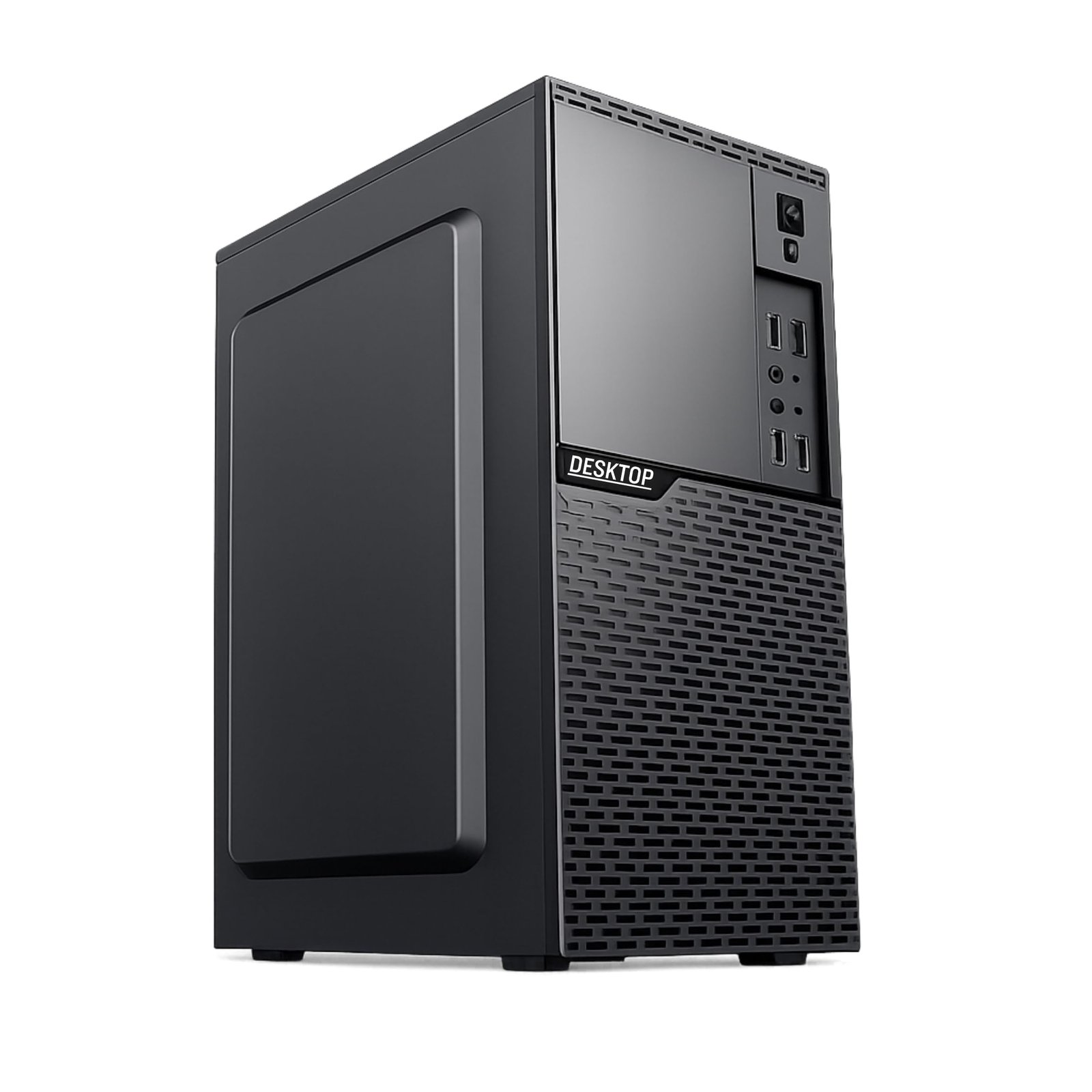 GLOBAL TOUCH I3 4th Gen Desktop Computer (I3 4160) | 8GB DDR3 RAM | 128GB SSD | Windows 11 64 Bit Licensed | MS Office | HDMI, VGA, WiFi | Premium Design PC for Home & Office