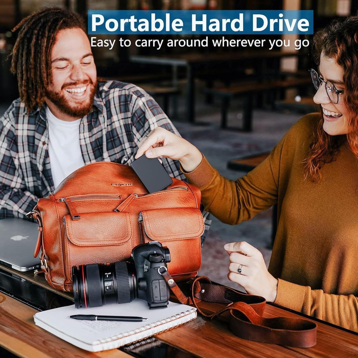 CARE CASE 1tb Portable External Hard Disk - USB 3.0 for PC Laptop Windows and Mac, 1 Year Warranty, External HDD - Black (1 tb)